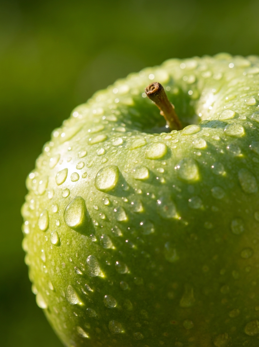 Close up of green apple